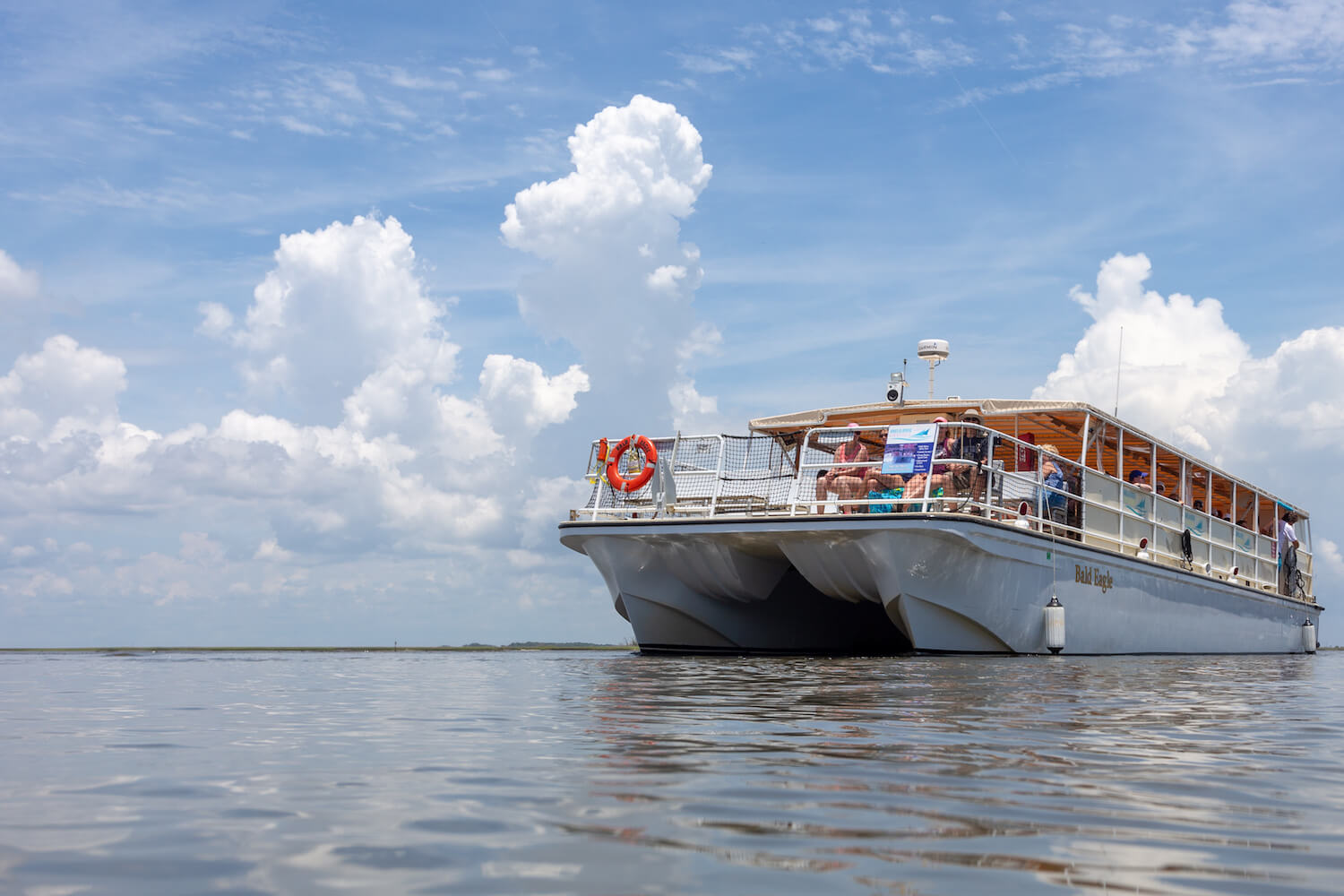 Book online to ride the Bald Eagle on the intracoastal
