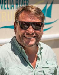 Nate Parsons is a captain on the Amelia River Cruises