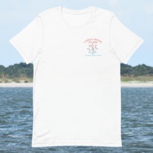 Eight Flags tshirt - white - amelia river cruises