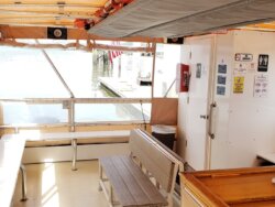 The interior of the Miss Kaylynn