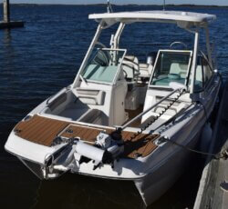 View of a boat in the water