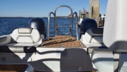 Boat for hire rear view