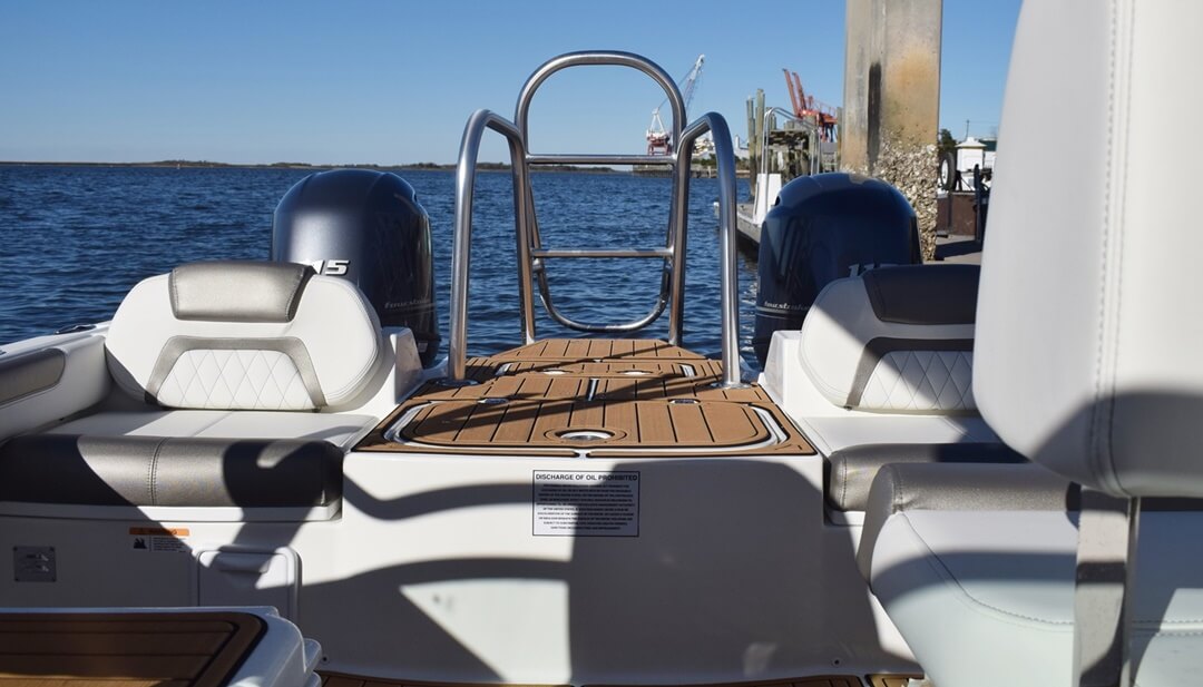 Boat for hire rear view