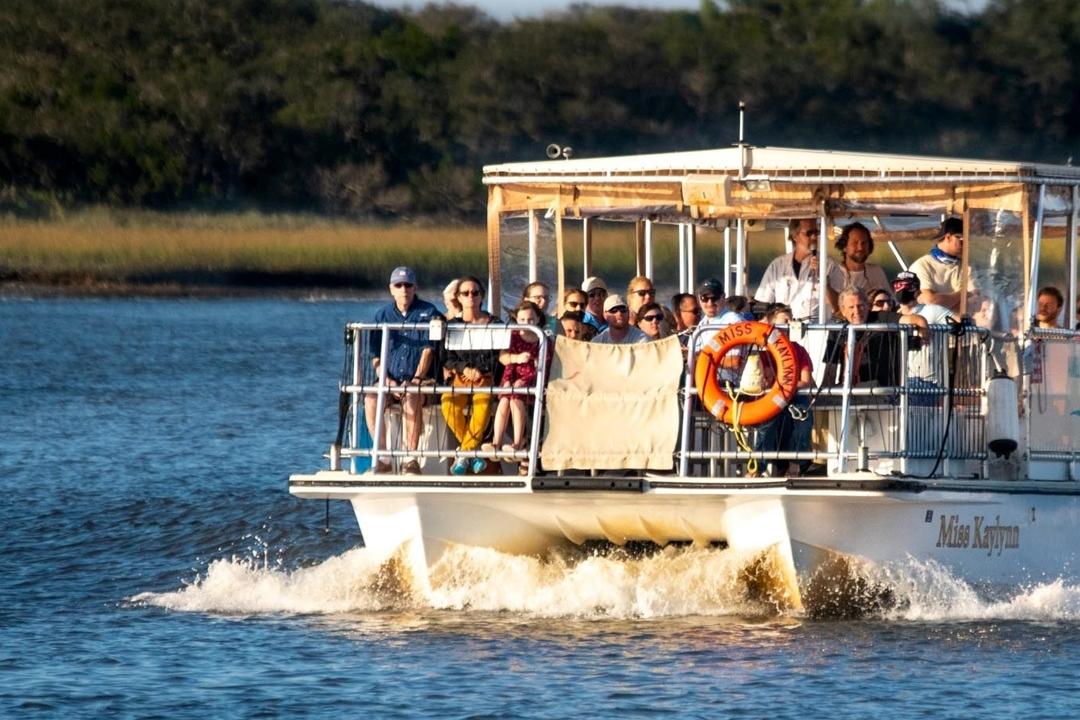 Miss Kaylynn boat in the Amelia River