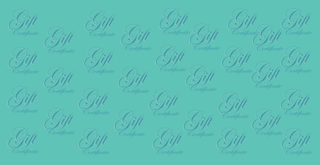 Gift certificate background
