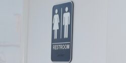 two rest rooms