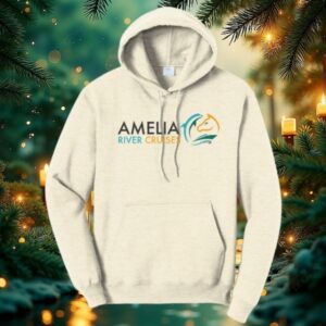 Amelia River Cruises oatmeal heather hoodie