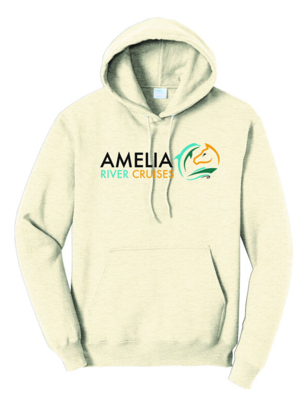 Amelia River Cruises oatmeal heather hoodie