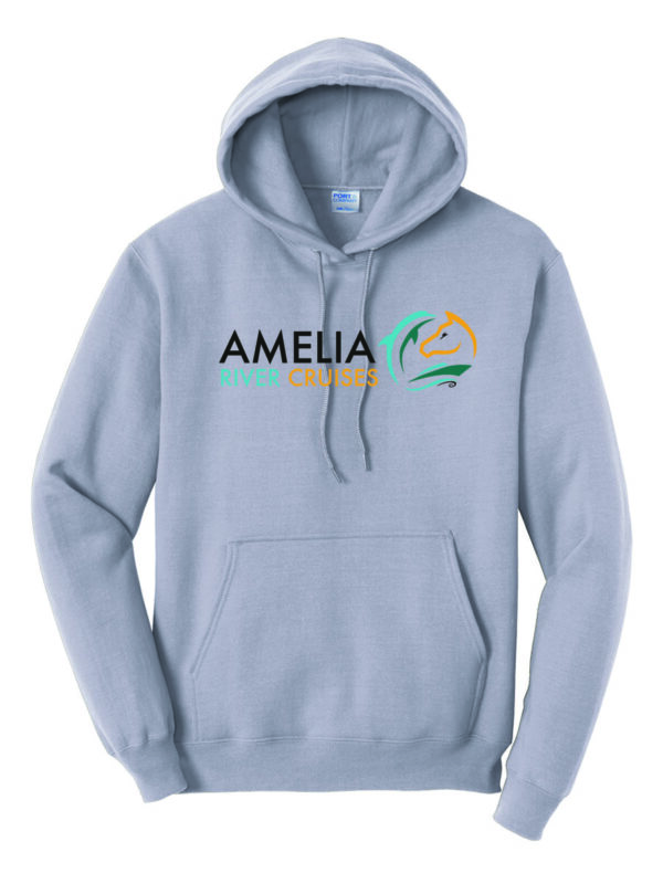 Hoodie silver by Amelia River Cruises