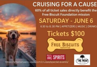 dog biscuits cruising with a cause flyer